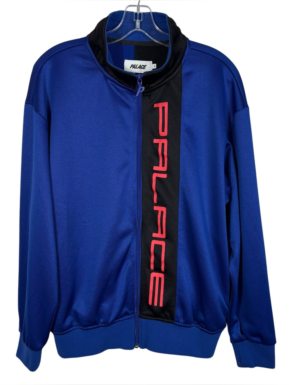 Palace Skateboards Ritual Zip Up Blue/Black Windbreaker Track Jacket Top Bloke S